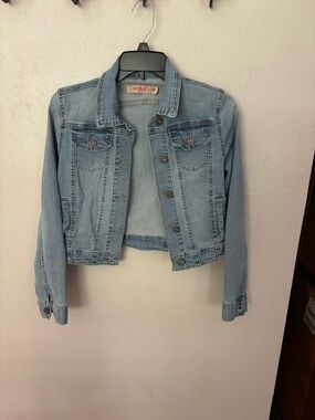 Judy Blue Cropped Light Blue Denim Jacket M